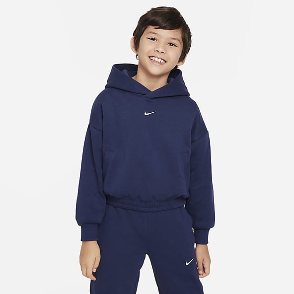 Boys blue nike hoodie online